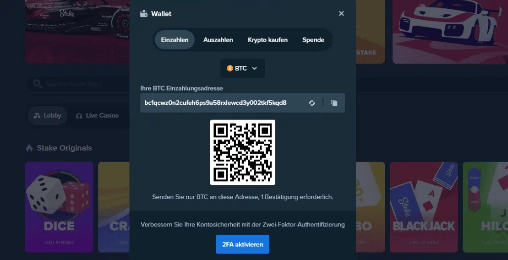 stake casino deutschland