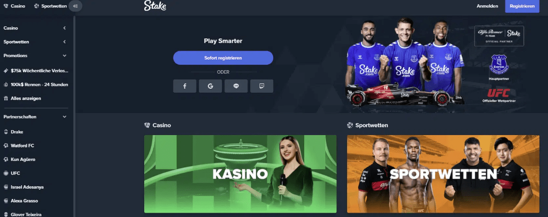 stake in deutschland spielen
