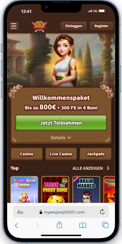 my empire casino app
