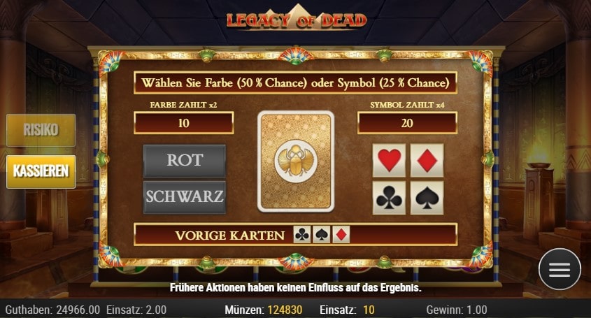 legacy of dead slot